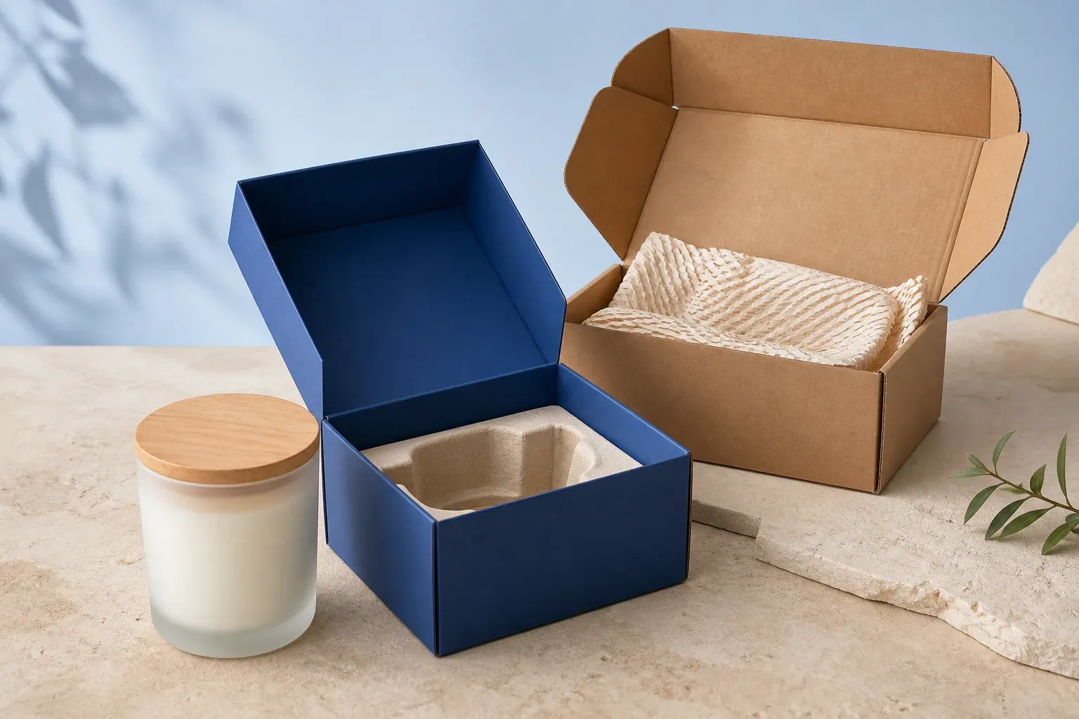 Fragrance & candles packaging example