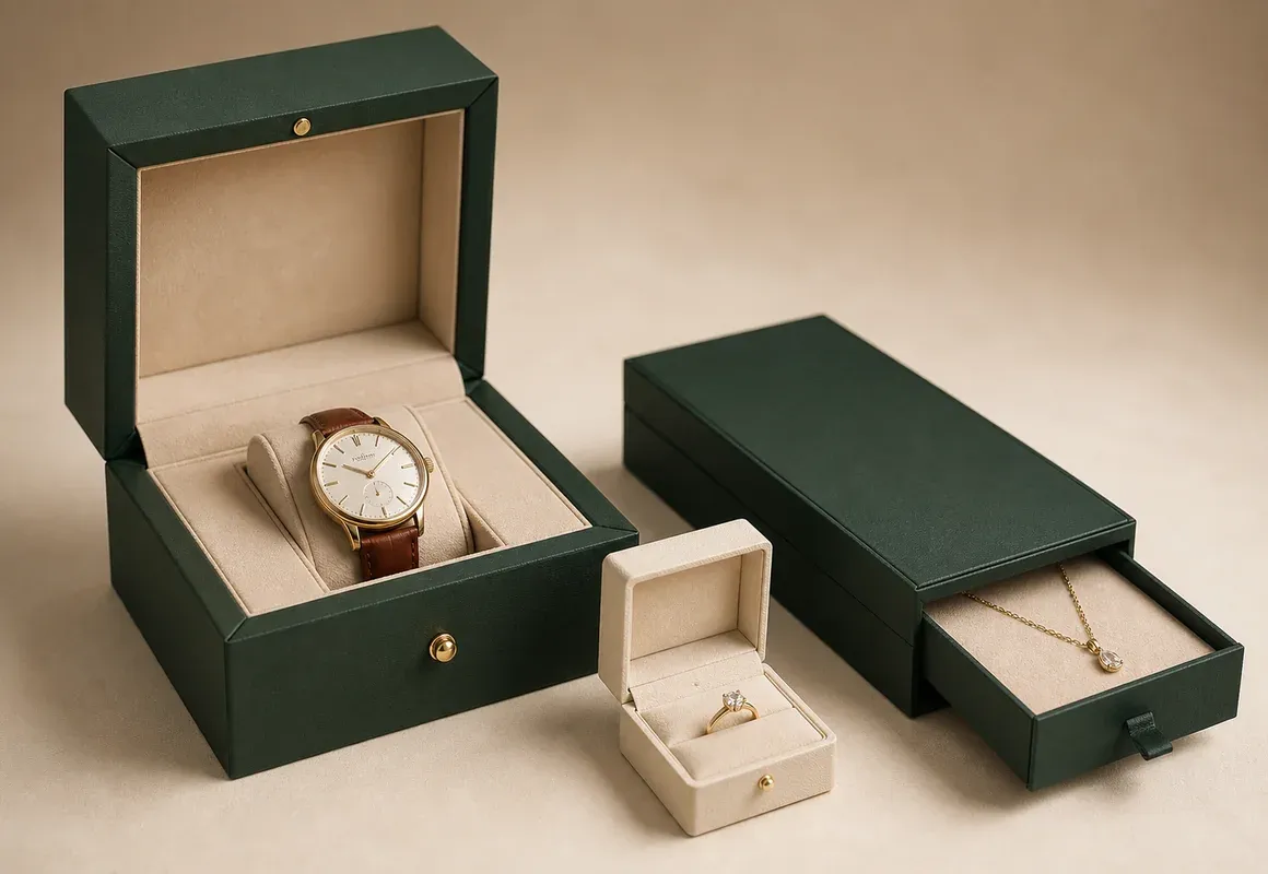 Jewelry & watches packaging example