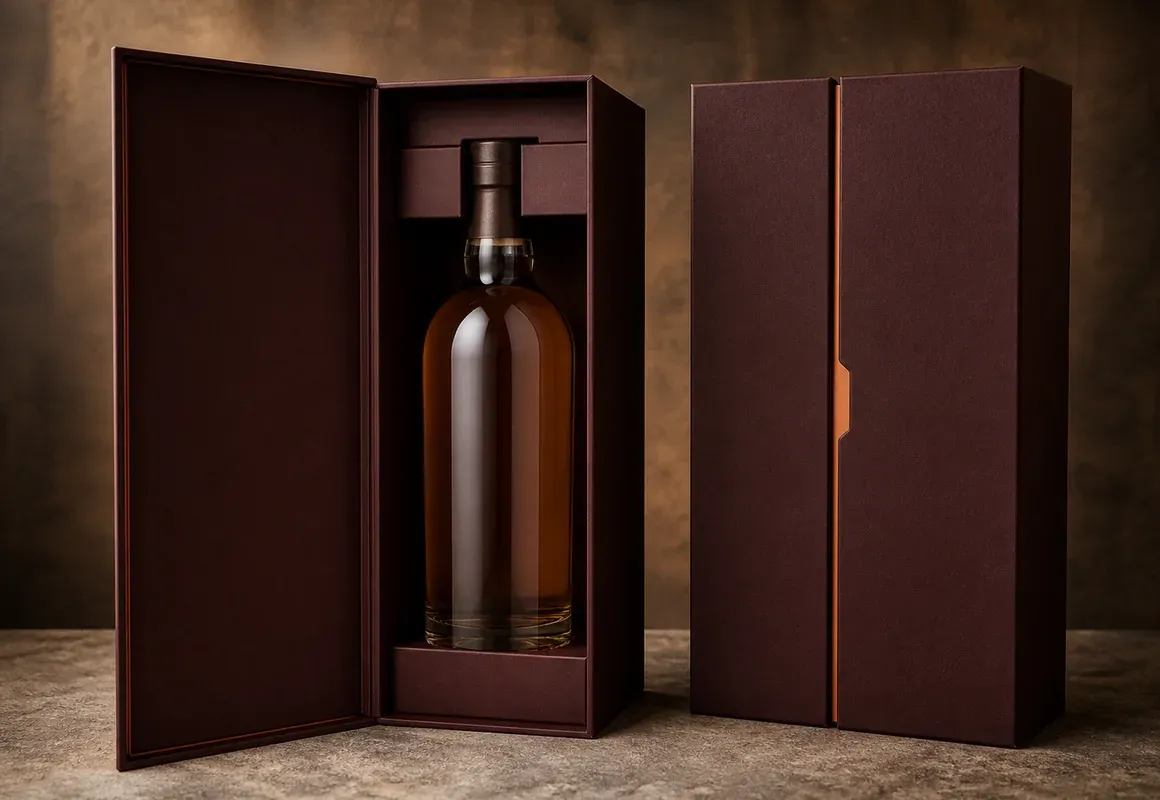 Wine & spirits packaging example